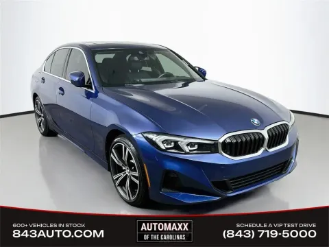 Blue 2024 BMW 3 Series 330i for sale in Summerville, SC
