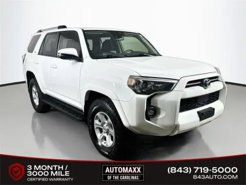 White 2021 Toyota 4Runner SR5 Premium for sale in Summerville, SC