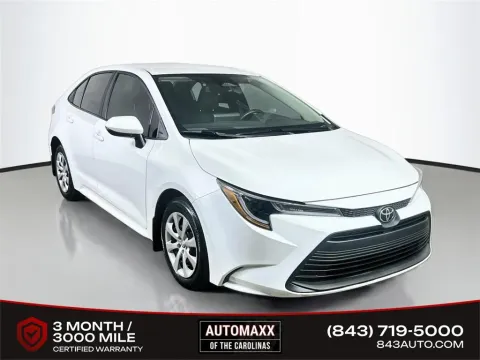 White 2025 Toyota Corolla LE for sale in Summerville, SC