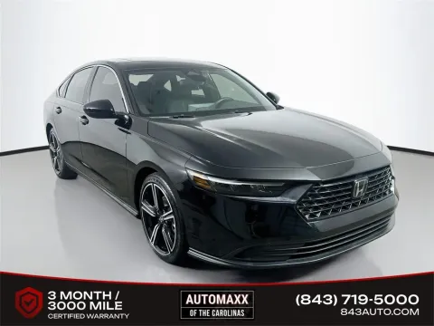 Black 2024 Honda Accord Hybrid Sport for sale in Summerville, SC