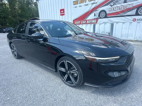 Black 2024 Honda Accord Hybrid Sport for sale in Summerville, SC