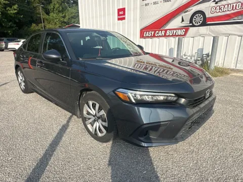 Gray 2022 Honda Civic LX for sale in Summerville, SC