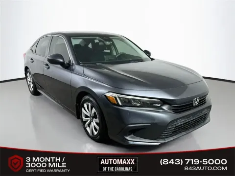 Gray 2022 Honda Civic LX for sale in Summerville, SC