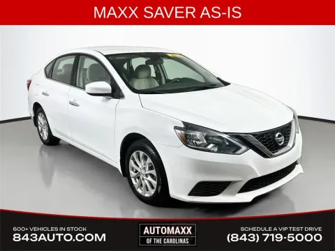 White 2017 Nissan Sentra S for sale in Summerville, SC