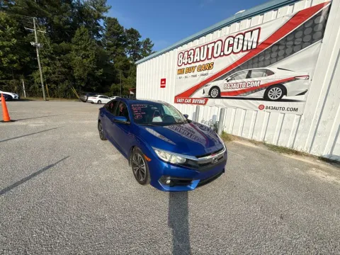 Blue 2016 Honda Civic EX-L for sale in Summerville, SC