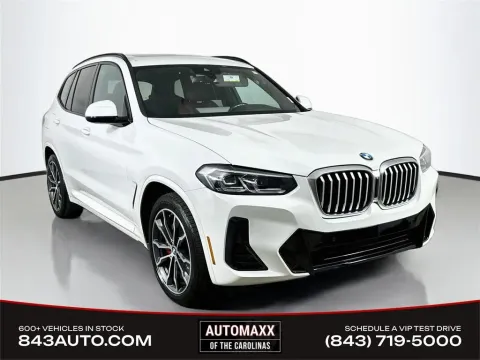 White 2022 BMW X3 xDrive30i for sale in Summerville, SC
