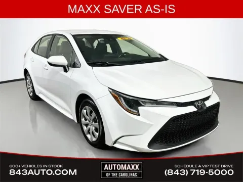 White 2022 Toyota Corolla LE for sale in Summerville, SC