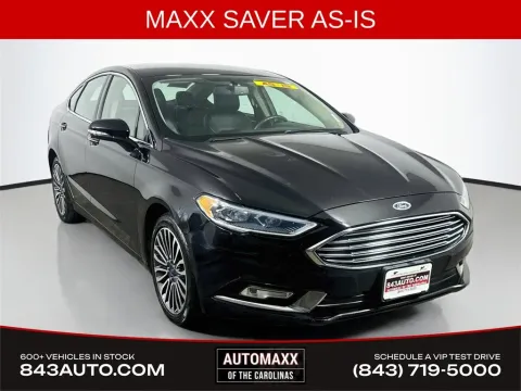 Black 2017 Ford Fusion SE for sale in Summerville, SC