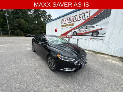 Black 2017 Ford Fusion SE for sale in Summerville, SC