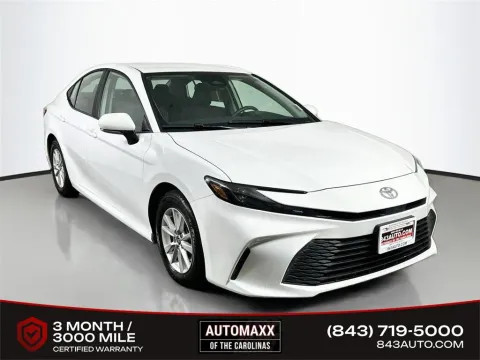 White 2025 Toyota Camry LE for sale in Summerville, SC