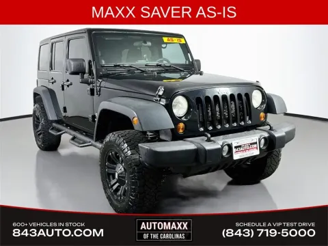 Black 2013 Jeep Wrangler Unlimited Sport for sale in Summerville, SC