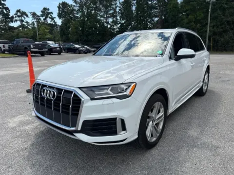 White 2021 Audi Q7 45 Premium Plus for sale in Summerville, SC