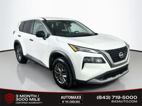 White 2022 Nissan Rogue S for sale in Summerville, SC