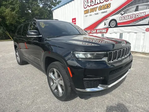 Black 2021 Jeep Grand Cherokee L Limited for sale in Summerville, SC
