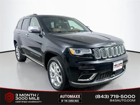 Black 2019 Jeep Grand Cherokee Summit for sale in Summerville, SC