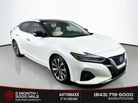 White 2022 Nissan Maxima Platinum for sale in Summerville, SC