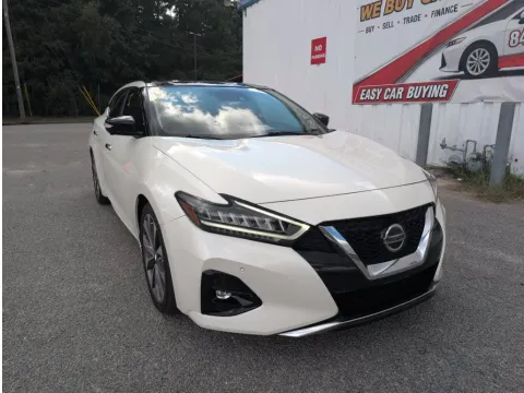 White 2022 Nissan Maxima Platinum for sale in Summerville, SC