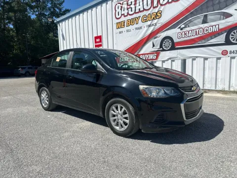 Black 2019 Chevrolet Sonic LT for sale in Summerville, SC