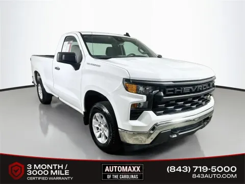 White 2024 Chevrolet Silverado 1500 WT for sale in Summerville, SC