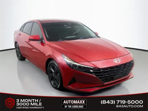 Red 2021 Hyundai Elantra SEL for sale in Summerville, SC