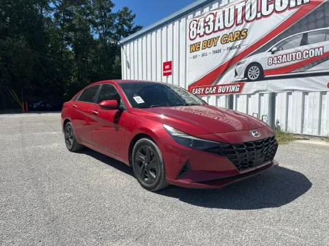 Red 2021 Hyundai Elantra SEL for sale in Summerville, SC