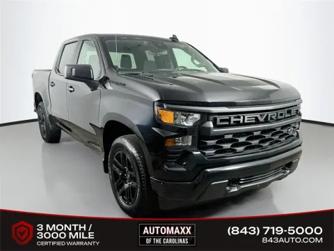Black 2025 Chevrolet Silverado 1500 Custom for sale in Summerville, SC