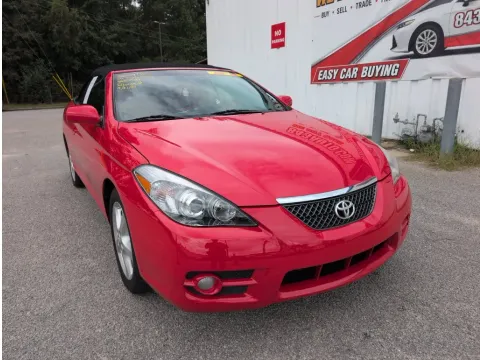 Red 2007 Toyota Camry Solara SLE for sale in Summerville, SC