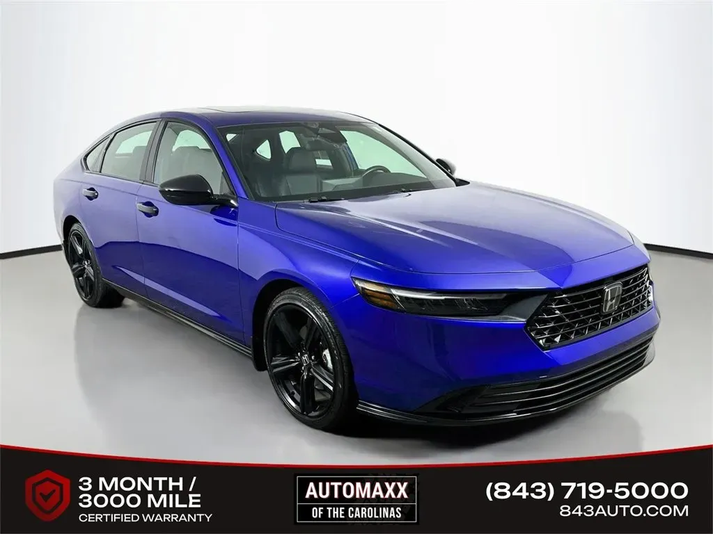 Blue 2025 Honda Accord Hybrid Sport-L for sale in Summerville, SC