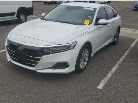 White 2021 Honda Accord LX for sale in Summerville, SC