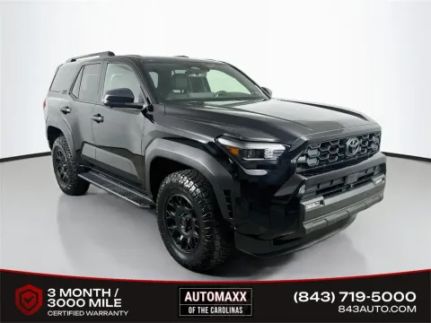 Black 2025 Toyota 4Runner TRD Off-Road Premium for sale in Summerville, SC
