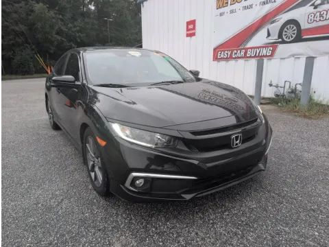 Black 2019 Honda Civic EX for sale in Summerville, SC