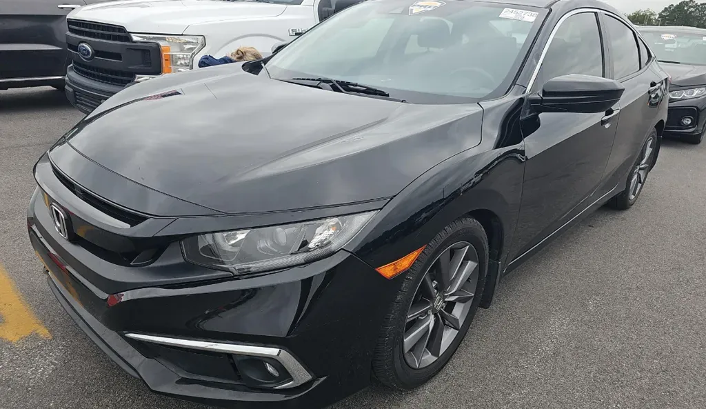 Black 2019 Honda Civic EX for sale in Summerville, SC