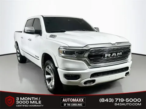 White 2021 Ram 1500 Limited for sale in Summerville, SC