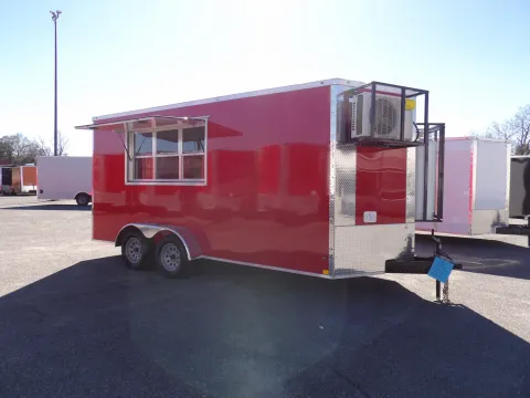 Photos of 2026 Diamond Cargo 7X16 Enclosed for sale in Cochran, GA at WOW Cargo Trailers