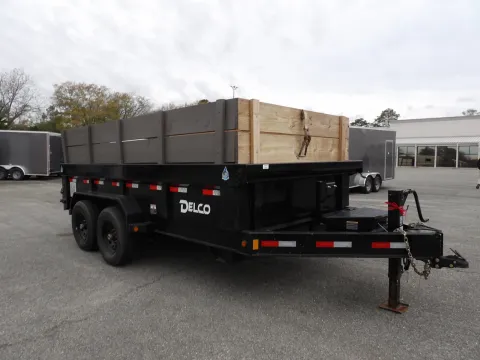 Photos of 2023 Delco 7X14X2 Dump 7K for sale in Cochran, GA at WOW Cargo Trailers