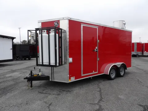 More photos of 2026 Diamond Cargo 7X16 Enclosed at WOW Cargo Trailers, GA