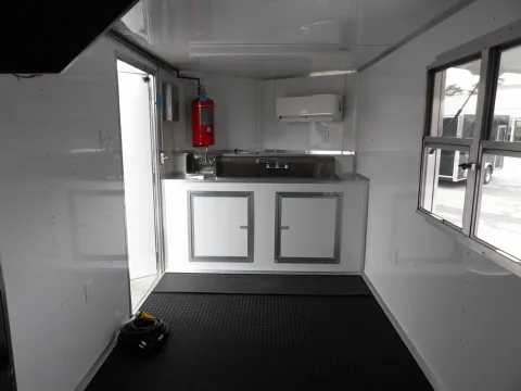 Another view of 2026 Diamond Cargo 7X16 Enclosed for sale in Cochran, GA at WOW Cargo Trailers