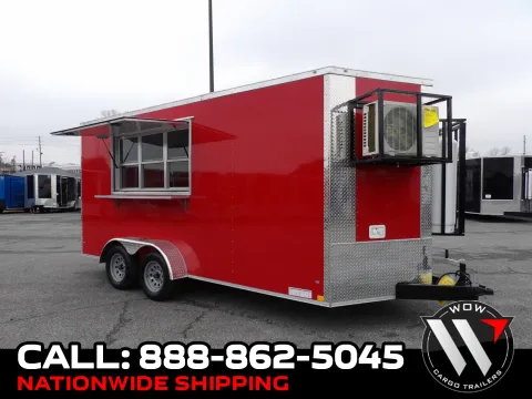 Red 2026 Diamond Cargo 7X16 Enclosed for sale in Cochran, GA