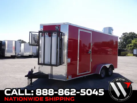 Red 2026 Diamond Cargo 7X16 Enclosed for sale in Cochran, GA