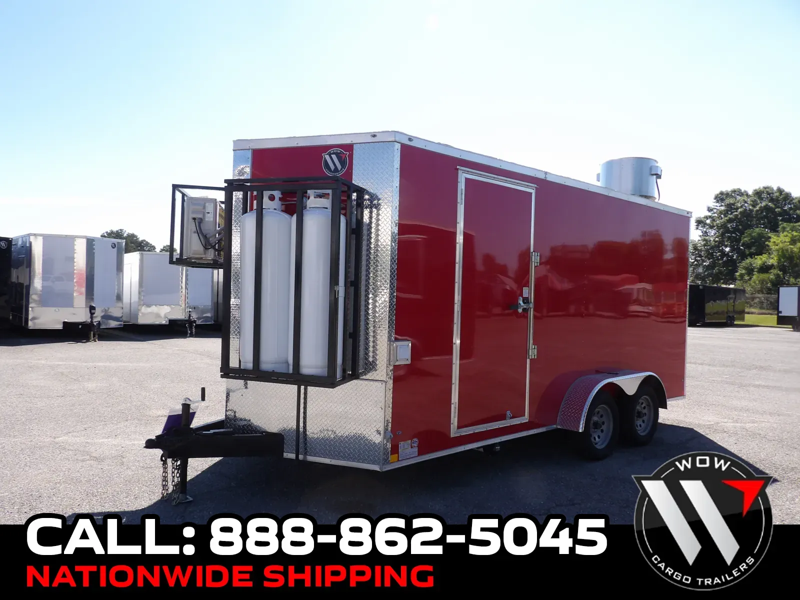 Red 2026 Diamond Cargo 7X16 Con Special for sale in Cochran, GA