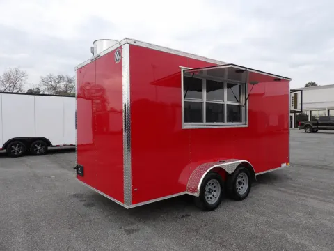 Photos of 2026 Diamond Cargo 7X16 Enclosed for sale in Cochran, GA at WOW Cargo Trailers