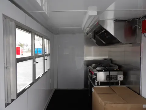 Another view of 2026 Diamond Cargo 7X16 Enclosed for sale in Cochran, GA at WOW Cargo Trailers