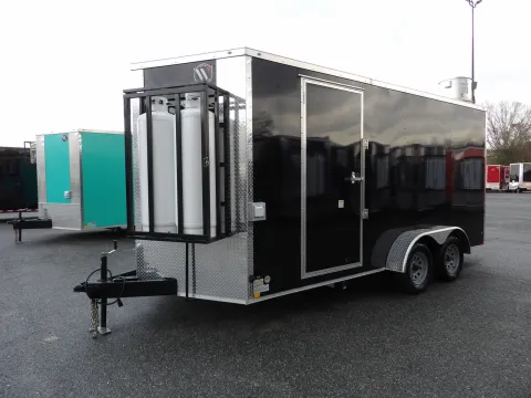 Photos of 2026 Diamond Cargo 7X16 Concession Special for sale in Cochran, GA at WOW Cargo Trailers