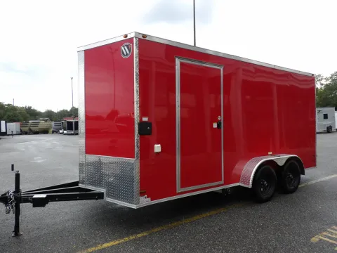 Another view of 2025 All World Trailers 7X16 Con Custom for sale in Cochran, GA at WOW Cargo Trailers
