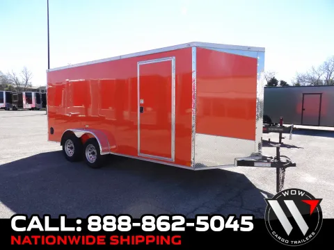 Orange 2026 Seed Cargo 7X16 Enclosed for sale in Cochran, GA