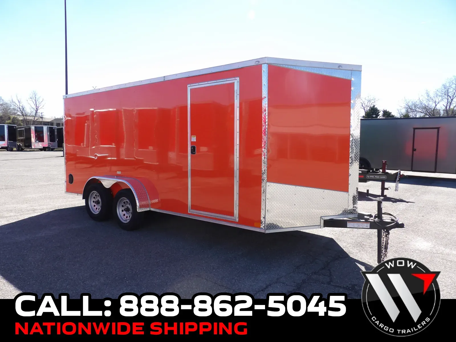 Orange 2026 Seed Cargo 7X16 Enclosed for sale in Cochran, GA