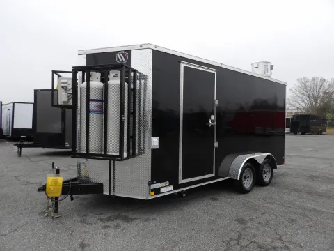 More photos of 2026 Diamond Cargo 7X16 Enclosed at WOW Cargo Trailers, GA