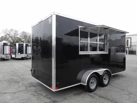 Another view of 2026 Diamond Cargo 7X16 Enclosed for sale in Cochran, GA at WOW Cargo Trailers