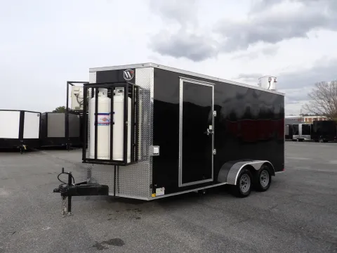 Photos of 2026 Diamond Cargo 7X16 Enclosed for sale in Cochran, GA at WOW Cargo Trailers