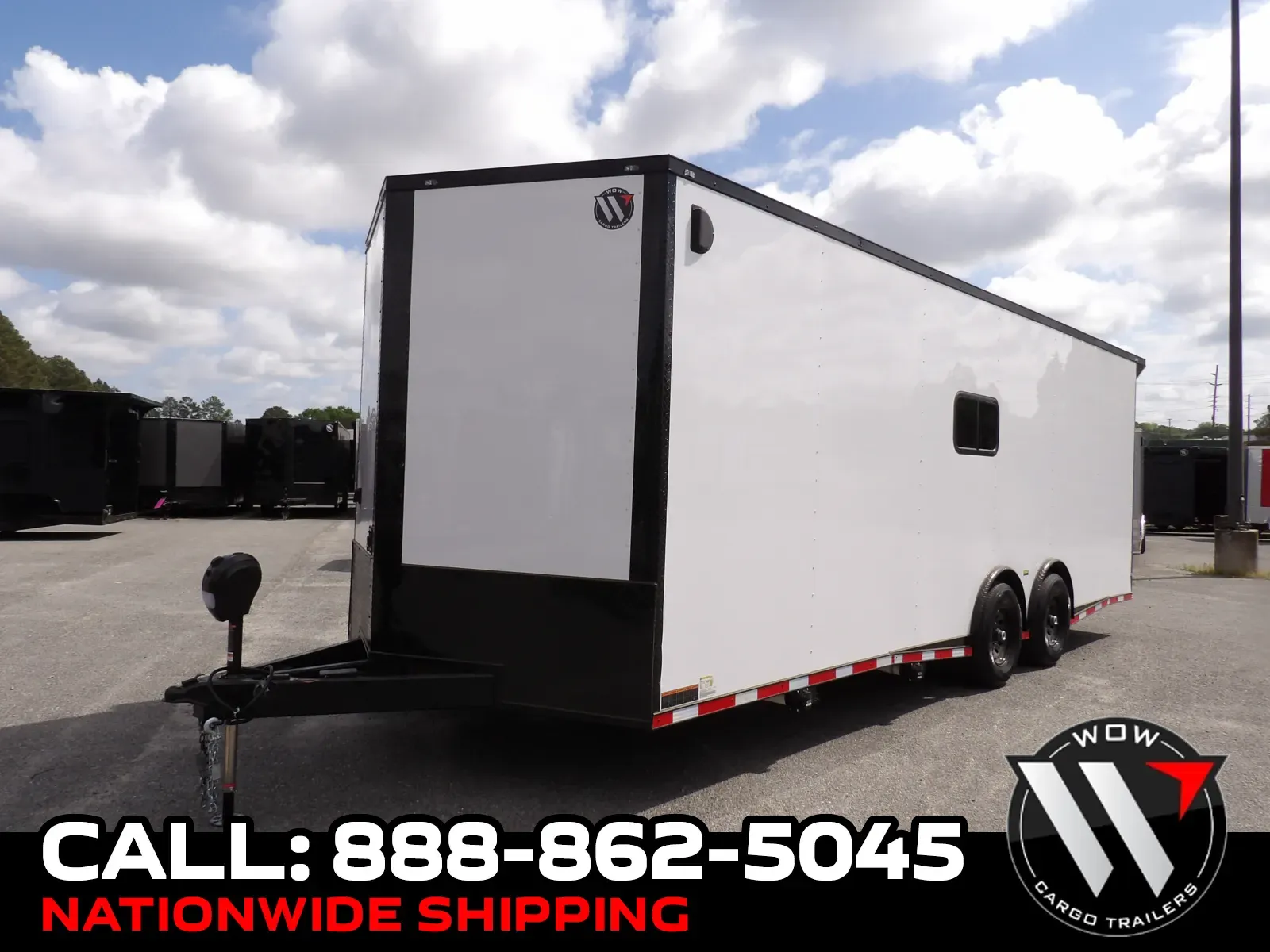 White 2026 Hook & Line Cargo 8.5x24 7K for sale in Cochran, GA